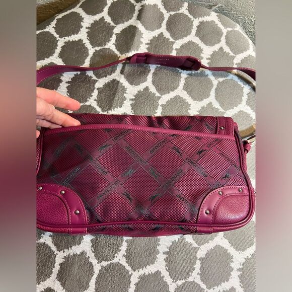 Longchamp Pink Shoulder Bag with Studded Flap like new-excellent condition - Picture 11 of 16
